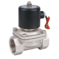 Ningbo kailing fluid solenoid valve 2WB400-40 Diaphragm Type stainless steel body for Water weak acid